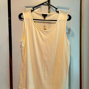 Talbots Tank with Detail at Neck